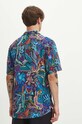 Odzież Koszula męska z kołnierzykiem klasycznym wzorzysta kolor multicolor RS24.KKMB14 multicolor