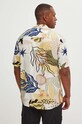 Koszula męska z kołnierzykiem typu resort wzorzysta kolor multicolor multicolor RS24.KKMC13