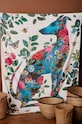 Koc z motywem roślinnym i zwierzęcym 160 x 220 cm kolor multicolor multicolor RS24.KOU503