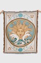 Koc żakardowy z motywem astrologicznym 130 x 160 cm kolor multicolor RS24.KOU701 multicolor RS24