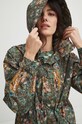 Parka damska z kolekcji Eviva L'arte kolor turkusowy RS24.KPD252 turkusowy
