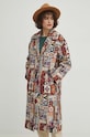 Płaszcz damski wzorzysty kolor multicolor RS24.KPD403 multicolor RS24