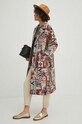 Płaszcz damski wzorzysty kolor multicolor multicolor RS24.KPD403