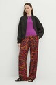 Kurtka bomber damska oversize kolor czarny RS24.KUD803 czarny RS24