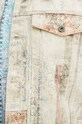 Kurtka jeansowa męska wzorzysta kolor multicolor RS24.KUM503 multicolor