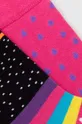 Skarpetki bawełniane damskie wzorzyste (2-pack) kolor multicolor multicolor