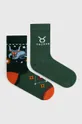 viacfarebná Bavlnené ponožky dámske z kolekcie Zverokruh - Býk (2-pack) viac farieb Dámsky