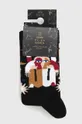 Skarpetki bawełniane damskie z kolekcji Zodiak - Bliźnięta (2-pack) kolor multicolor 75 % Bawełna, 23 % Poliamid, 2 % Elastan