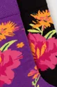 Bavlnené ponožky dámske kvetované (2-pack) viac farieb viacfarebná