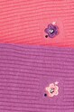 Skarpetki bawełniane damskie z ozdobnym haftem z kwiatem (2-pack) kolor multicolor RS24.LGD305 multicolor RS24