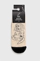 Skarpetki bawełniane damskie z kolekcji Dzień Kota (2-pack) kolor multicolor skarpetki krótkie multicolor RS24.LGD351