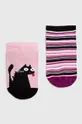 viacfarebná Bavlnené ponožky dámske z kolekcie Deň mačiek (2-pack) viac farieb Dámsky