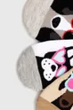 Bavlněné ponožky dámské s pejsky (3-pack) více barev vícebarevná