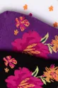 Skarpetki bawełniane damskie w kwiaty (3-pack) kolor multicolor multicolor