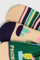 Bavlnené ponožky dámske s kaktusmi (3-pack) viac farieb viacfarebná