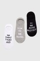 Skarpetki bawełniane damskie (3-pack) kolor multicolor skarpetki krótkie multicolor RS24.LGD905
