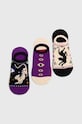 Skarpetki bawełniane damskie wzorzyste (3-pack) kolor multicolor skarpetki krótkie multicolor RS24.LGDA00