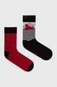 Bavlnené ponožky pánske dlhé ponožky viacfarebná RS24.LGM101