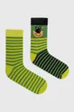 viacfarebná Bavlnené ponožky pánske z kolekcie Deň mačiek (2-pack) viac farieb Pánsky