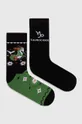 viacfarebná Bavlnené ponožky pánske z kolekcie Zverokruh - Kozorožec (2-pack) viac farieb Pánsky
