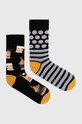 Bavlnené ponožky pánske dlhé ponožky viacfarebná RS24.LGM205