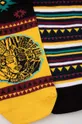 Skarpetki bawełniane męskie wzorzyste (2-pack) kolor multicolor multicolor