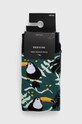 Odzież Skarpetki bawełniane męskie w tukany (2-pack) kolor multicolor RS24.LGM303 multicolor