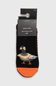 Odzież Skarpetki bawełniane męskie w gołębie (3-pack) kolor multicolor RS24.LGM504 multicolor