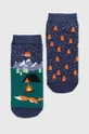 viacfarebná Ponožky pánske so vzorom (2-pack) viac farieb Pánsky