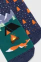 Ponožky pánske so vzorom (2-pack) viac farieb viacfarebná