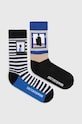 Skarpetki bawełniane męskie z kolekcji Jerzy Nowosielski x Medicine (2-pack) kolor multicolor skarpetki długie multicolor RS24.LGM650