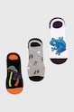 Skarpetki bawełniane męskie wzorzyste (3-pack) kolor multicolor skarpetki krótkie multicolor RS24.LGM700