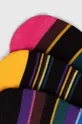 Skarpetki bawełniane męskie w paski (3-pack) kolor multicolor multicolor