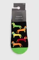 Skarpetki bawełniane męskie z motywem zwierzęcym (3-pack) kolor multicolor 75 % Bawełna, 23 % Poliamid, 2 % Elastan