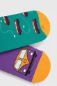Bavlnené ponožky pánske s autami (2-pack) viac farieb viacfarebná
