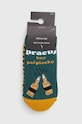 Odzież Skarpetki bawełniane męskie wzorzyste (3-pack) kolor multicolor RS24.LGM902 multicolor