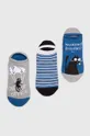 viacfarebná Bavlnené ponožky pánske s mačkami (3-pack) viac farieb Pánsky
