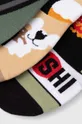 Bavlněné ponožky pánské s motivem sushi (3-pack) více barev vícebarevná
