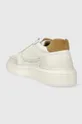 bílá Kožené sneakers boty bílá barva