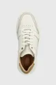 Sneakersy skórzane męskie kolor biały Męski
