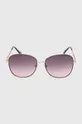Okulary przeciwsłoneczne damskie kolor czarny Oprawki: 95 % Miedź, 5 % Poliwęglan, Szkła: 100 % Akryl