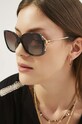 Slnečné okuliare dámske čierna farba RS24.OKD603 čierna