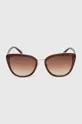 Slnečné okuliare dámske hnedá farba Hlavný materiál: 95 % Polykarbonát, 5 % Meď Doplnkový materiál: 100 % Akryl