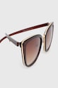 Sluneční brýle dámské hnědá barva hnědá RS24.OKD801