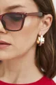 Okulary przeciwsłoneczne damskie kolor bordowy Damski