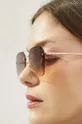 Slnečné okuliare dámske hnedá farba Dámsky