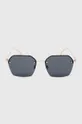 Okulary przeciwsłoneczne damskie kolor czarny Oprawki: 95 % Miedź, 5 % Poliwęglan, Szkła: 100 % Akryl