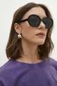czarny Okulary przeciwsłoneczne damskie z polaryzacją kolor czarny Damski