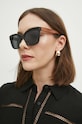 Okulary przeciwsłoneczne damskie z polaryzacją kolor czarny jednolita czarny RS24.OKD809