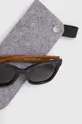 Okulary przeciwsłoneczne damskie z polaryzacją kolor czarny Damski